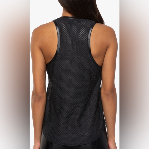 KORAL Aerate Netz Tank in Black, Size Small - Picture 2 of 6